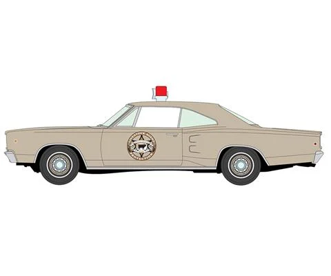 Montana Livestock Commission - 1968 Dodge Coronet in Beige with Police Lights