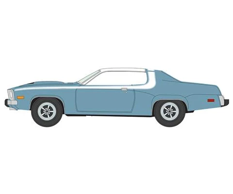 1974 Plymouth Satellite in Powder Blue - AUTO WORLD