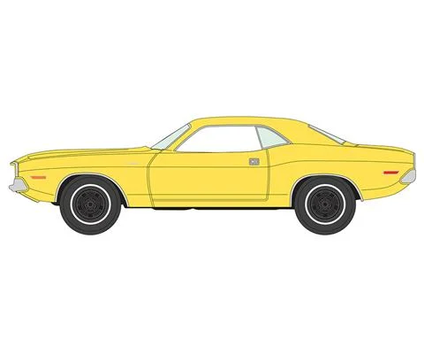 1970 Dodge Challenger in Bright Yellow - AUTO WORLD