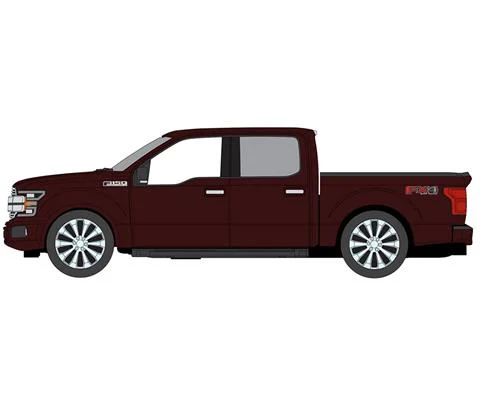 2020 Ford F-150 Platinum Pickup Truck in Magma Red