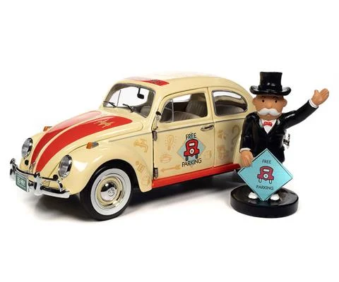 Monopoly - 1963 Volkswagen Beetle - Free Parking in Yellow