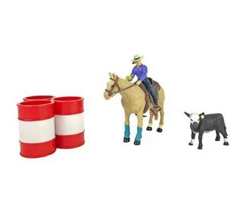 All Around Cowgirl Figure with Horse - BIG COUNTRY