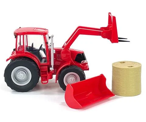 Tractor and Implements in Red - BIG COUNTRY