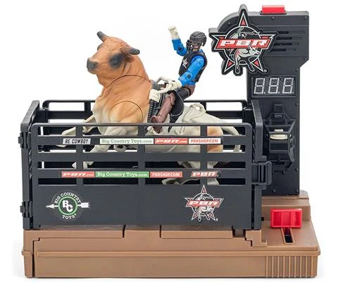 PBR Bucking Bull and Rider Playset - BIG COUNTRY
