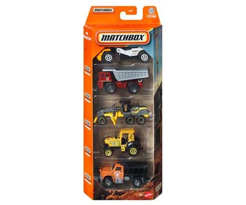 Construction Vehicles - 5-Piece Gift Pack
