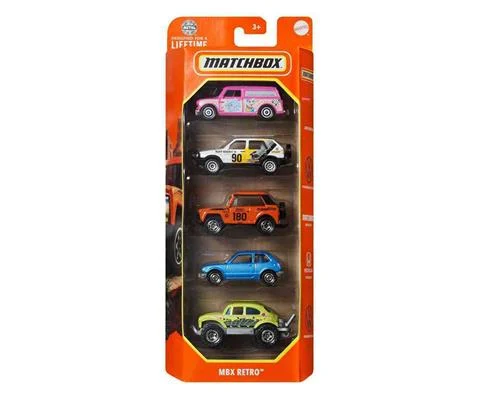 Retro Matchbox Vehicles - 5-Piece Gift Pack