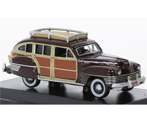 1942 Chrysler Town and Country in Dark Red with Wood Panels - OXFORD