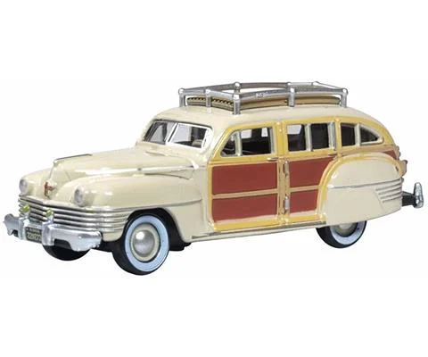1942 Chrysler Town and Country in Beige with Wood Panels - OXFORD