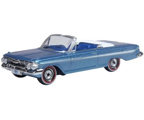 1961 Chevrolet Impala Convertible in Blue and White - OXFORD
