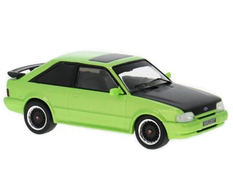1990 Ford Escort MK IV XR3 in Metallic Green and Black - IXO MODELS