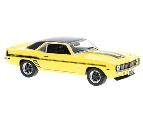 1969 Chevrolet Camaro Yenko SYC in Yellow and Black - IXO MODELS