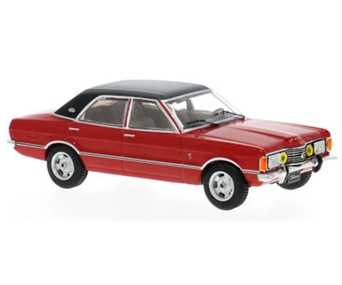 1973 Ford Taunus GXL in Red with Black Top - IXO MODELS