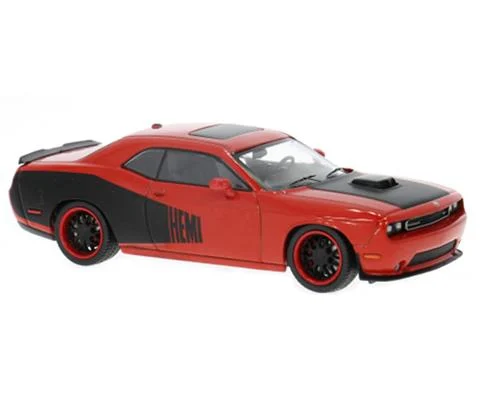 2009 Dodge Challenger SRT8 in Red and Black - IXO MODELS
