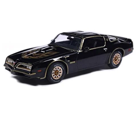 1977 Pontiac Firebird Trans AM in Black with Gold Deco - IXO MODELS