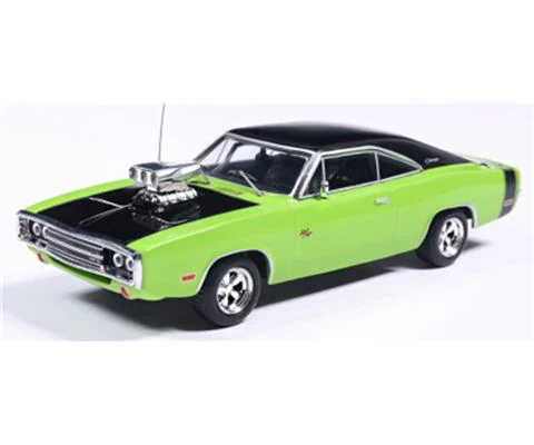 1970 Dodge Charger R/T in Light Green and Black - IXO MODELS