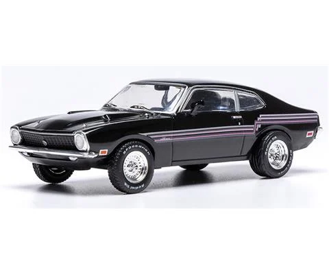 1974 Ford Maverick in Black with Stripes - IXO MODELS