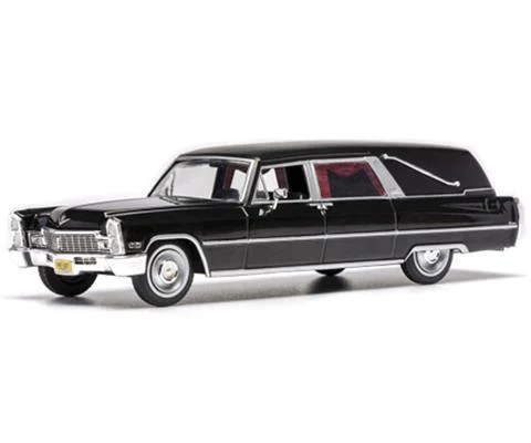 1966 Cadillac de Ville S S Hearse in Black - IXO MODELS