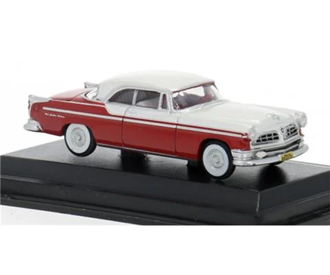 1955 Chrysler New Yorker Deluxe Coupe St Regis in Red and White - OXFORD