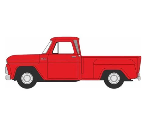 1965 Chevrolet Stepside Pickup in Red - OXFORD