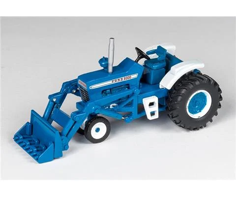 Ford 8000 Tractor with Front Loader Bucket - Official 2019 Summer Farm Toy Show Model