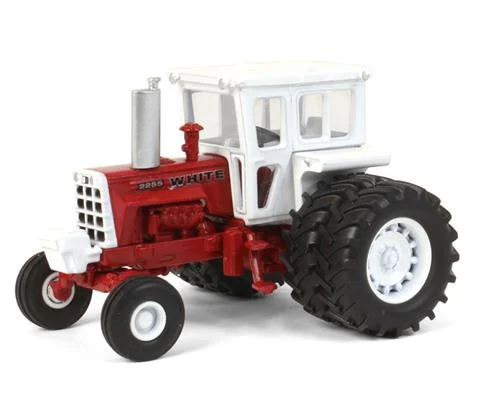 White 2255 Tractor with Cab and Duals in Red and White - Toy Tractor Times 38th Aniversary Tractor