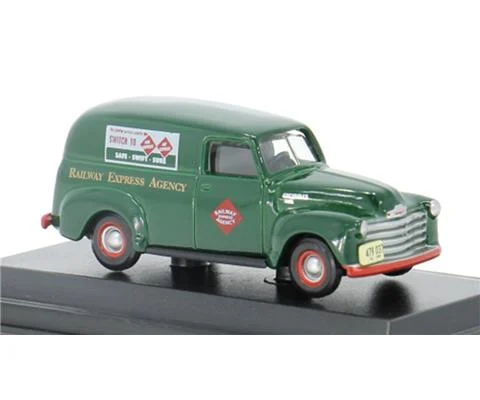 Railway Express Agency REA - 1950 Chevrolet Panel Van in Dark Green