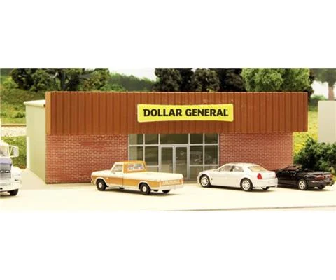 Dollar General Store Model Kit - Modern Design