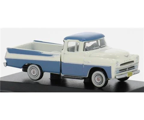1957 Dodge D100 Sweptside Pickup in Light Blue and White - OXFORD