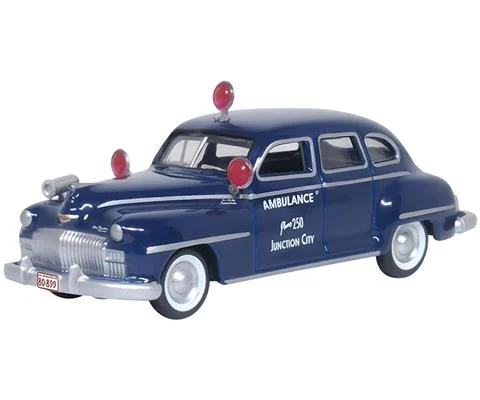 Junction City Amblance - 1946 Desoto Surburban in Deep Blue