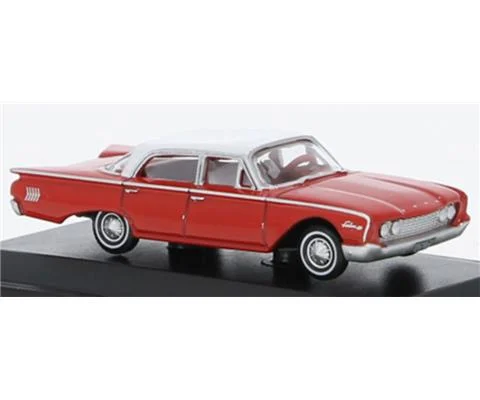 1960 Ford Fairlane Sedan 500 in Red and White - OXFORD