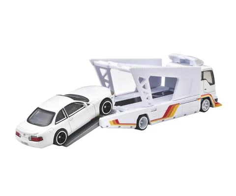 Team Toyota - Toyota Soarer with Kousoku Hauler Double Decker Ramp Truck