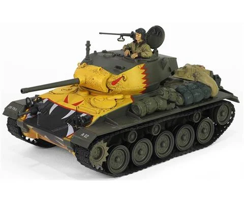 M24 Chaffee - U S Army Medium Tank Company D 36th Tank Battalion 8th Armored Division - Rheinberg Germany March
