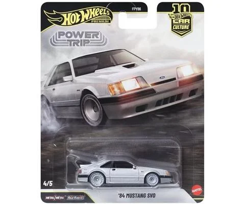 1984 Ford Mustang SVO in Silver - HOT WHEELS