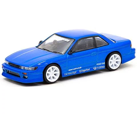 Nissan Silvia S13 Vertex in Metallic Blue - TARMAC WORKS