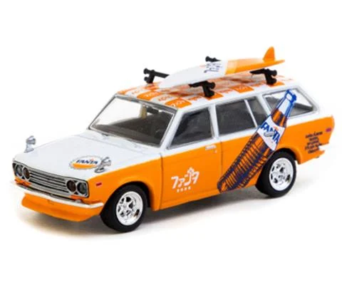 Fanta - Datsun Bluebird 510 with Surfboard on Rack