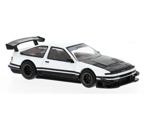 Toyota Sprinter Trueno AE86 in White and Black - TARMAC WORKS