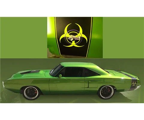 Mutant Bee - 1970 Dodge Super Bee Street Fighter in Green with Mutant Bee Graphics