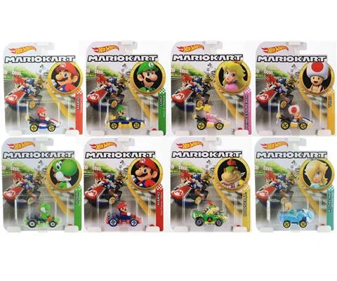 Mario Kart Assortment - 8-Piece Set in a Non-Returnable Factory-Sealed Case