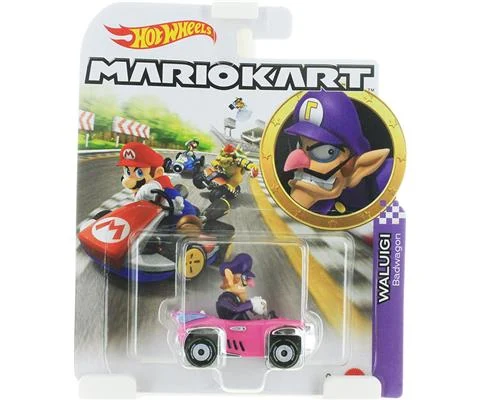 Waluigi in Badwagon Kart - HOT WHEELS