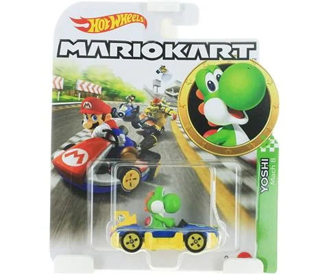 Yoshi in Mach 8 Kart - HOT WHEELS