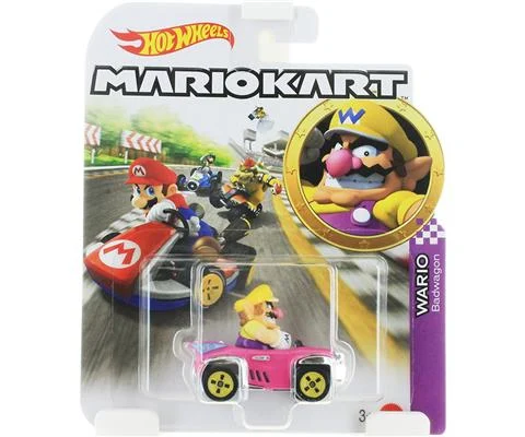 Wario in Badwagon Kart - HOT WHEELS