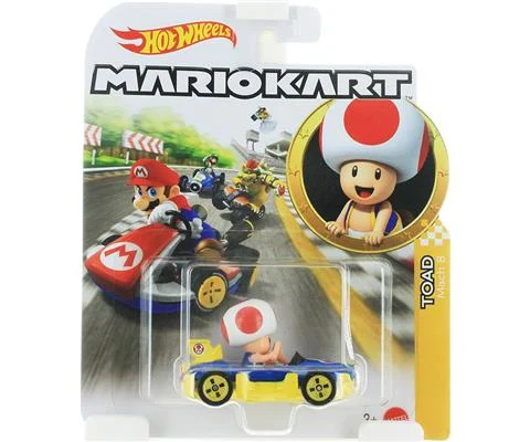 Toad in Mach 8 Kart - HOT WHEELS