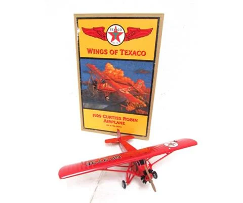 Texaco - Wings Of Texaco #6 1998 - 1929 Curtis Robin Airplane bank