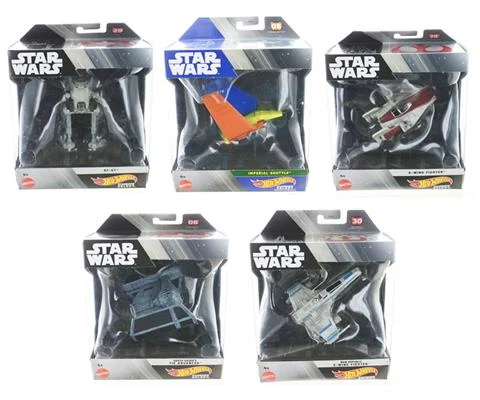 Star Starships Select Assortment - 5-Pieces in a Non-Returnable Factory-Sealed Case