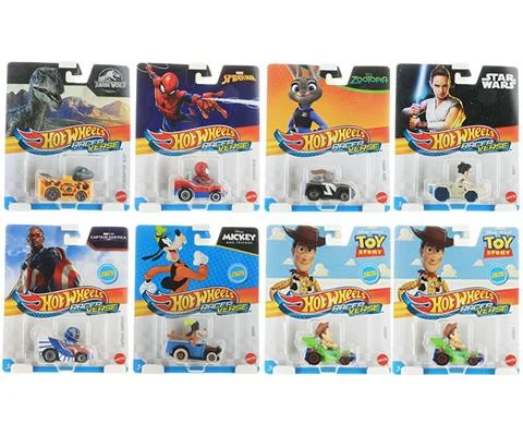 Hot Wheels RacerVerse - 8-Piece Set in a Non-Returnable Factory-Sealed Case
