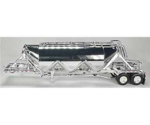 Pneumatic Bulk Trailer in Chrome - HO LOGISTICS