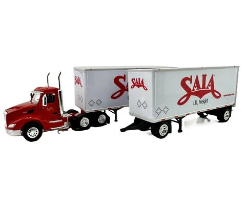 Saia - 28 Dry Trailer Combo with Dolly in White - Trailer Only Cab Not Included