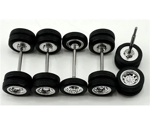 Wheel Set - 1 5mm Axles with 12mm Tires