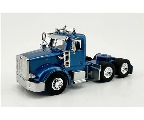 Peterbilt 367 with Daycab in Metallic Blue - HO LOGISTICS
