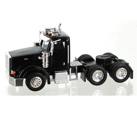 Peterbilt 367 with Daycab in Black - HO LOGISTICS
